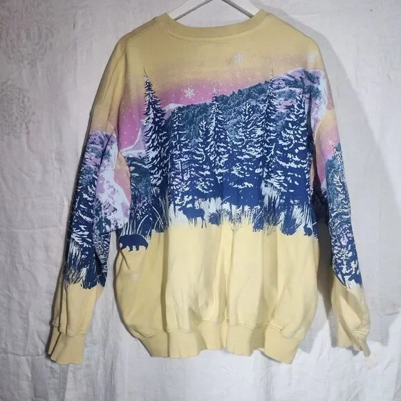 URBAN OUTFITTERS sz L Wilder Washington crewneck sweatshirt oversized - Picture 6 of 8